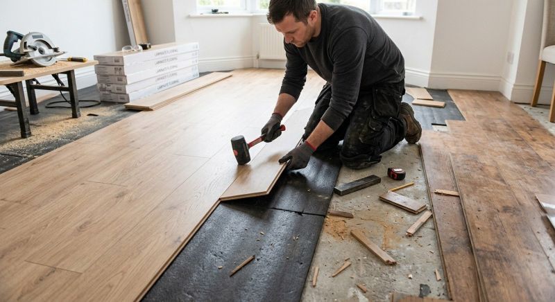 Laminate Floor Remodeling in Fredericksburg, VA