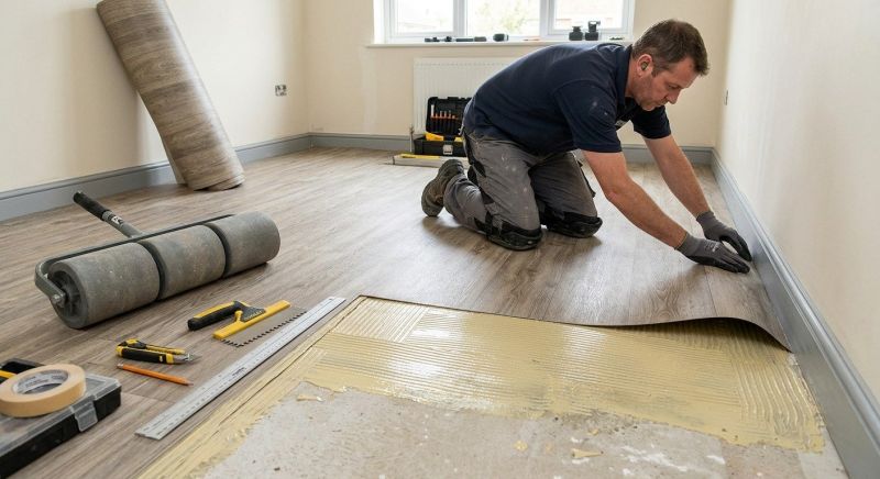 Sheet Linoleum Installation in Gilbert, AZ