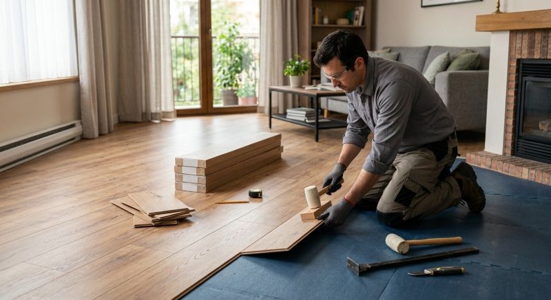 Wood Laminate Installation in Fredericksburg, VA