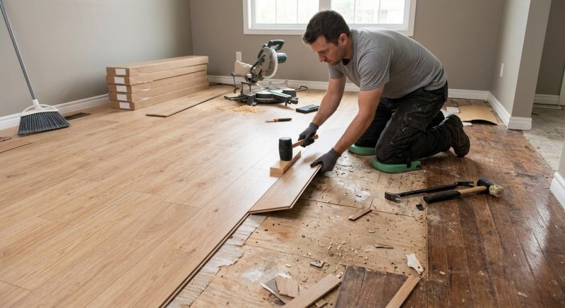 Laminate Floor Remodeling in Longmont, CO