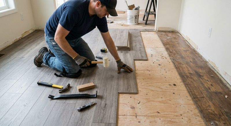 Laminate Floor Remodeling in Warrenton, VA