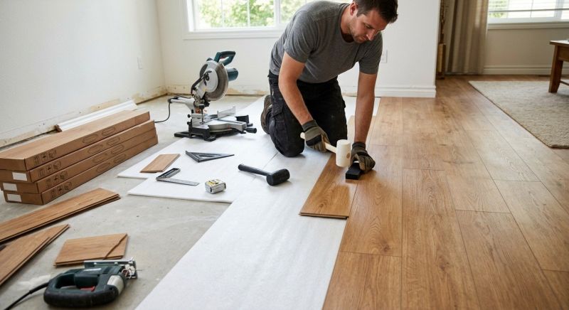 Laminate Floor Replacement in Greensboro, NC