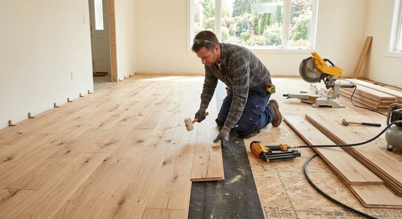 Oak Floor Replacement in Fort Worth, TX