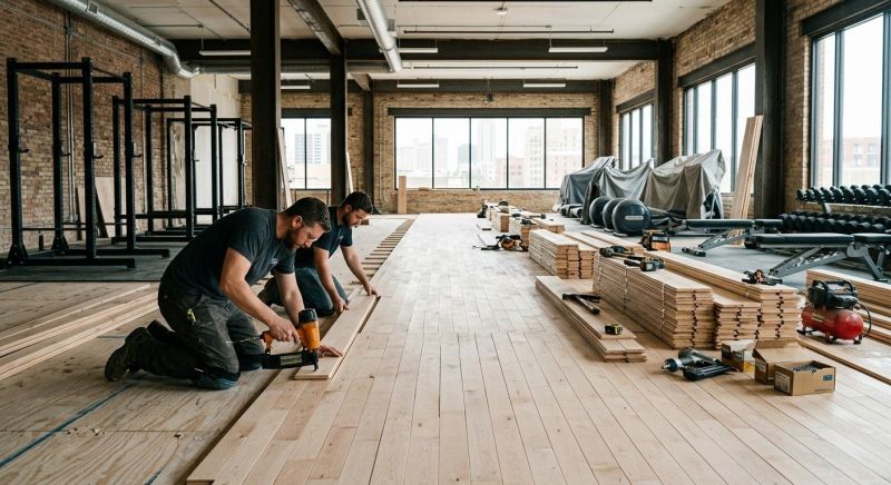 Plank Floor Installation in Manassas, VA