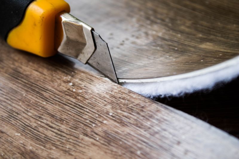Products For Vinyl Floor Repairs in use