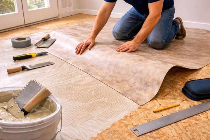 Sheet Flooring Installation in Mckinney, TX