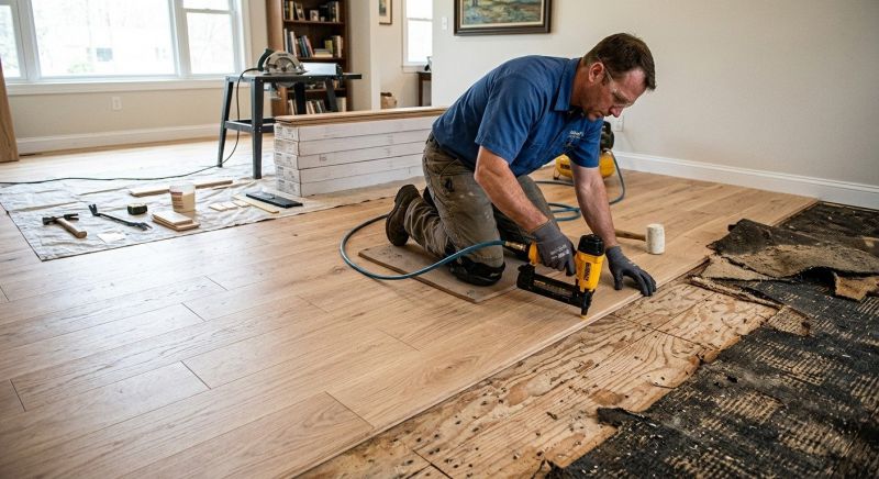 Wood Floor Replacement in Manassas, VA